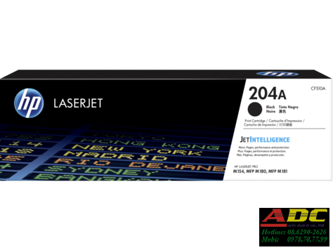 Mực in HP 204A Black Original LaserJet Toner Cartridge (CF510A)